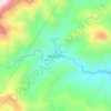 Mapa topográfico Bagong Silang, altitud, relieve