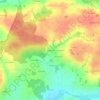 Mapa topográfico Meguinel, altitud, relieve
