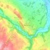 Mapa topográfico Cefn Meiriadog, altitud, relieve