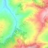 Mapa topográfico Vogno, altitud, relieve