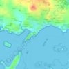 Mapa topográfico Kerrat, altitud, relieve