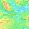 Mapa topográfico Le Bois de Serres, altitud, relieve