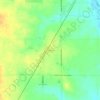 Mapa topográfico Furley, altitud, relieve