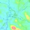 Mapa topográfico Nedumangadu, altitud, relieve