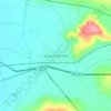 Mapa topográfico Apaseo el Grande, altitud, relieve