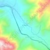 Mapa topográfico Occobamba, altitud, relieve