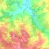 Mapa topográfico Le Mas du Roule, altitud, relieve