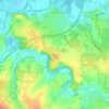 Mapa topográfico Princé, altitud, relieve