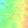 Mapa topográfico Losal, altitud, relieve