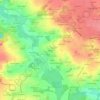 Mapa topográfico Campir, altitud, relieve