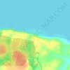 Mapa topográfico Açutuba, altitud, relieve