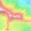 Mapa topográfico Восточный Мижирги, altitud, relieve