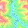 Mapa topográfico Balag, altitud, relieve