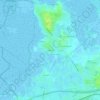 Mapa topográfico La Mertou, altitud, relieve