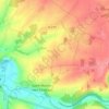 Mapa topográfico Coupigny, altitud, relieve