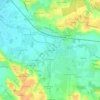 Mapa topográfico Verdemont, altitud, relieve