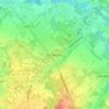 Mapa topográfico Kortessem, altitud, relieve