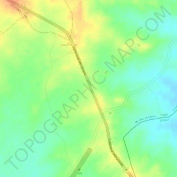 Mapa topográfico PROVIDENCIA, altitud, relieve