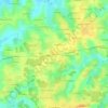 Mapa topográfico Chazelles, altitud, relieve