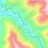 Mapa topográfico Matara, altitud, relieve