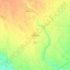 Mapa topográfico Sambhal, altitud, relieve