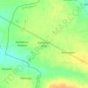 Mapa topográfico Kamienna-Wieś, altitud, relieve