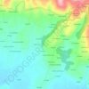 Mapa topográfico Os Castros, altitud, relieve
