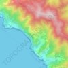 Mapa topográfico Volastra, altitud, relieve