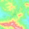 Mapa topográfico Palo Colorado, altitud, relieve
