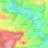 Mapa topográfico Lehningen, altitud, relieve
