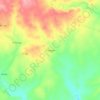 Mapa topográfico El Fayque, altitud, relieve