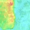 Mapa topográfico Rensing, altitud, relieve