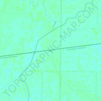 Mapa topográfico Heth, altitud, relieve