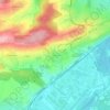 Mapa topográfico Grimmelfingen, altitud, relieve