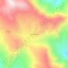 Mapa topográfico Agua Blanca, altitud, relieve