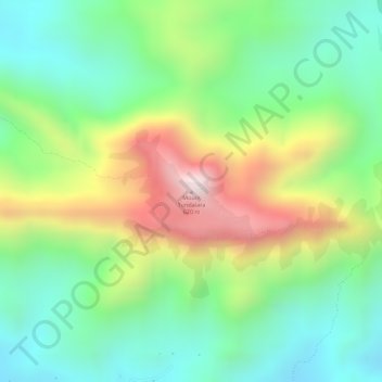 Mapa topográfico Mount Tundalara, altitud, relieve