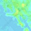 Mapa topográfico Le Souchet, altitud, relieve