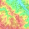 Mapa topográfico Le Boisseau, altitud, relieve