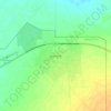 Mapa topográfico Jwaneng, altitud, relieve