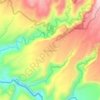 Mapa topográfico Igmaya-an, altitud, relieve