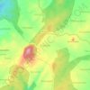 Mapa topográfico Attipattu, altitud, relieve