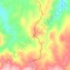 Mapa topográfico Trancos, altitud, relieve