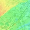 Mapa topográfico Zone d'Activité Les Pousses, altitud, relieve