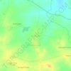 Mapa topográfico Kommala, altitud, relieve