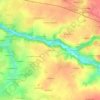 Mapa topográfico La Poinstière, altitud, relieve