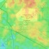 Mapa topográfico Nieznany Bór, altitud, relieve
