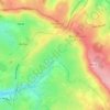 Mapa topográfico Cosenberg, altitud, relieve