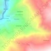 Mapa topográfico Ihuayllo, altitud, relieve