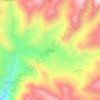 Mapa topográfico Palcoyo, altitud, relieve