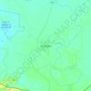 Mapa topográfico Tacotalpa, altitud, relieve